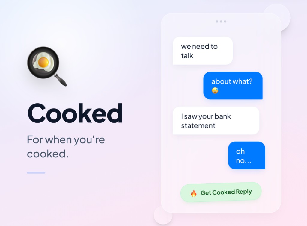 Cooked: AI Texting Saves